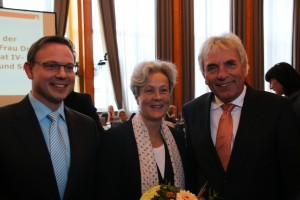 V.l.n.r: Martin Börschel, Dr. Agnes Klein, Jürgen Roters